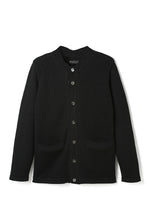 画像をギャラリービューアに読み込む, Lot.865 Combination Knit Cardigan -Black × Black-
