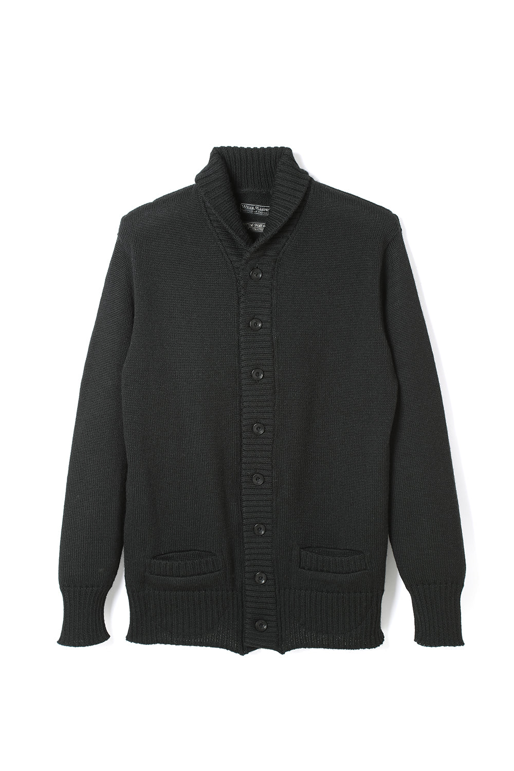 Lot.866 Shawl Knit Cardigan -Black- – ATTRACTIONS