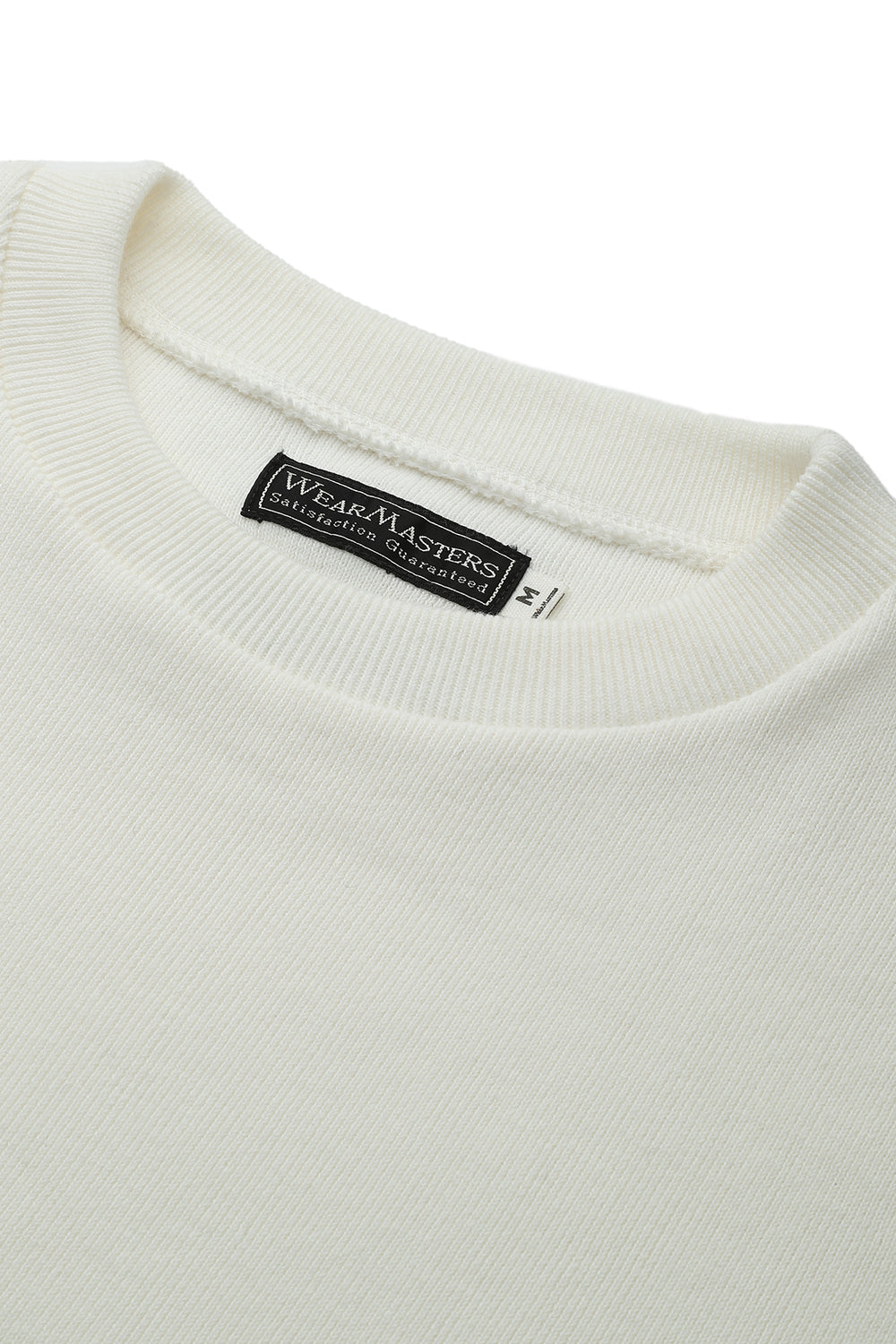 Lot.867 Rib Knit -White- – ATTRACTIONS