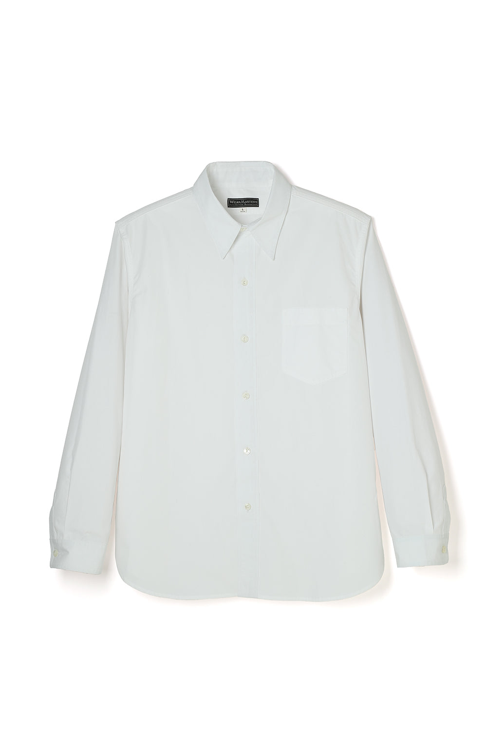 Lot.868 Regular Collar Dress Shirt -White- – ATTRACTIONS