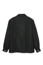 画像をギャラリービューアに読み込む, Lot.877 Flap Pocket Rayon Shirt L/S -Black-

