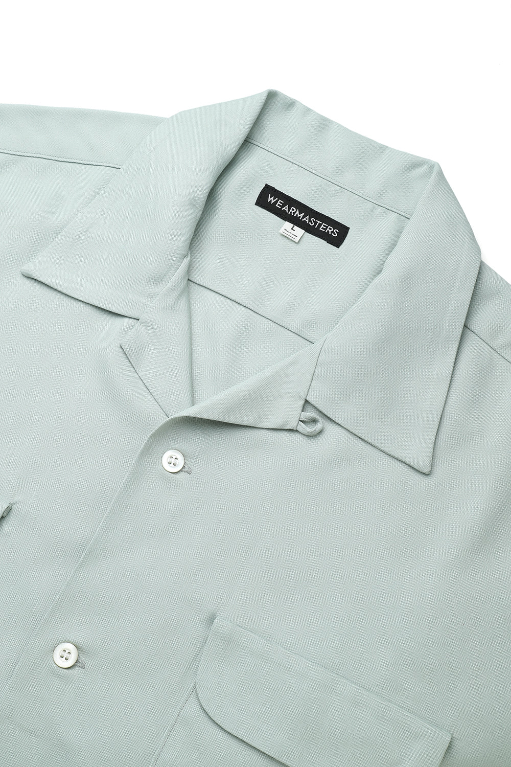 Lot.877 Flap Pocket Rayon Shirt L/S -Mint- – ATTRACTIONS