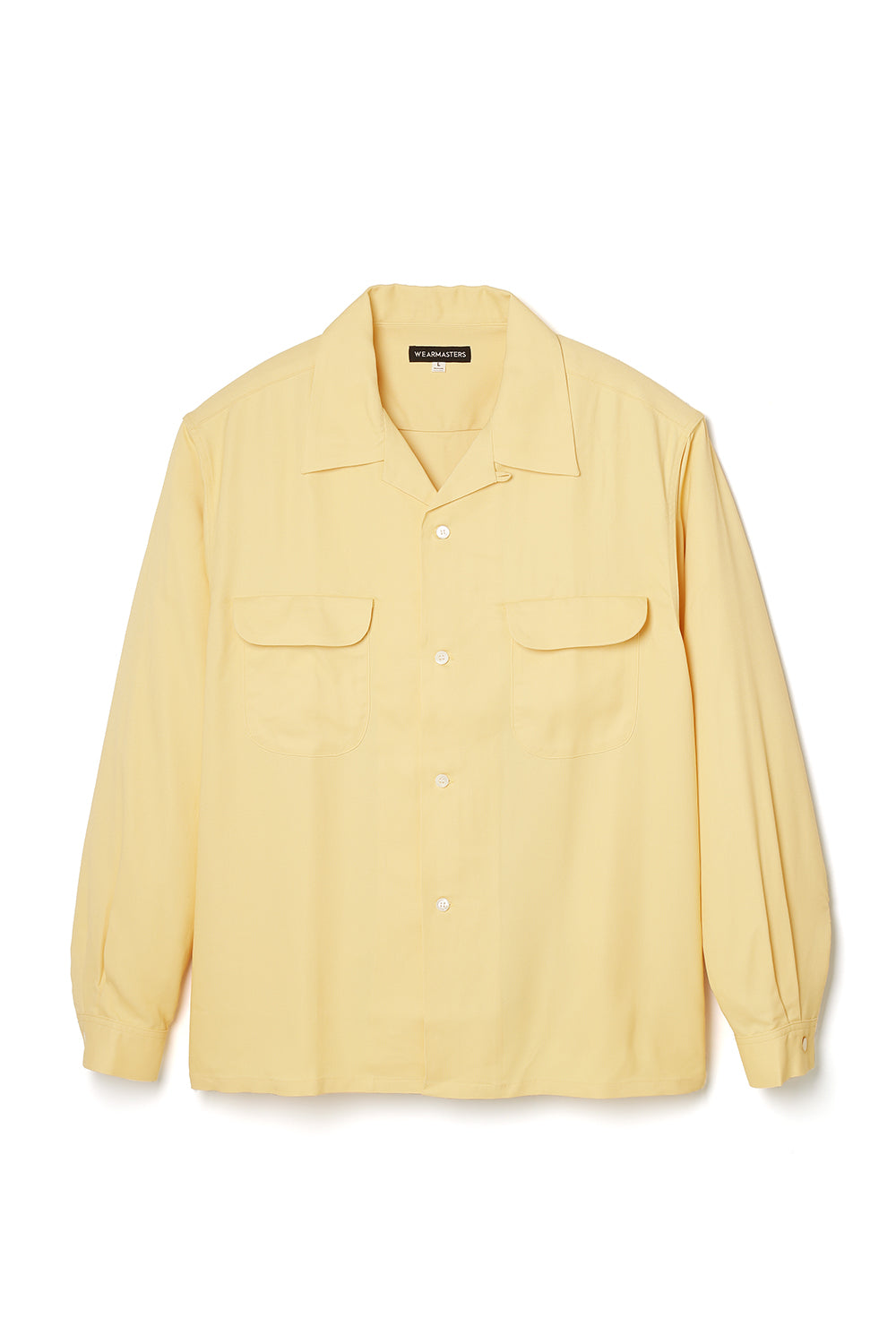 Lot.877 Flap Pocket Rayon Shirt L/S -Yellow- – ATTRACTIONS