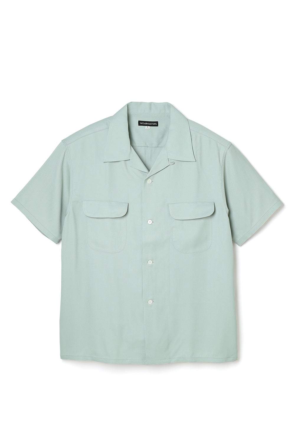 Lot.878 Flap Pocket Rayon Shirt S/S -Mint- – ATTRACTIONS