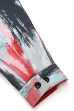 画像をギャラリービューアに読み込む, Lot.879 Multi Paint Seersucker Shirt L/S -Red×Sax-
