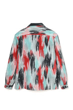 画像をギャラリービューアに読み込む, Lot.879 Multi Paint Seersucker Shirt L/S -Red×Sax-
