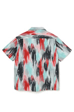 画像をギャラリービューアに読み込む, Lot.880 Multi Paint Seersucker Shirt S/S - Red×Sax -
