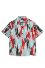 画像をギャラリービューアに読み込む, Lot.880 Multi Paint Seersucker Shirt S/S - Red×Sax -
