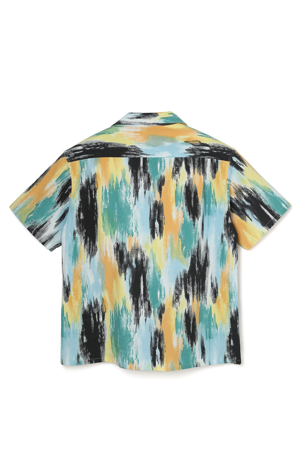 Lot.880 Multi Paint Seersucker Shirt S/S -Yellow×Green