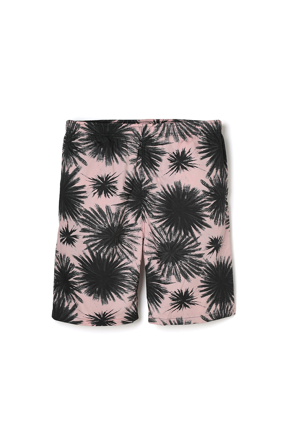 Lot.884 Black Fireworks Cotton Shorts -Pink-