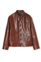 画像をギャラリービューアに読み込む, 888 Horsehide Cossack Jacket Brown
