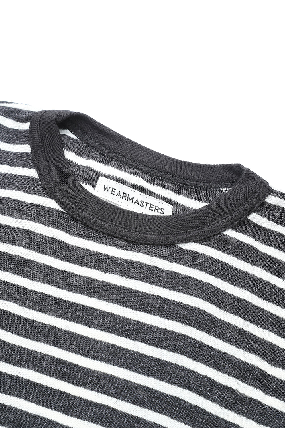 Lot.898 Border Tee -Charcoal- – ATTRACTIONS