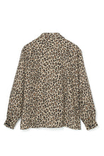画像をギャラリービューアに読み込む, Lot.903 Leopard Shirt -Brown-
