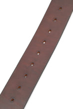 画像をギャラリービューアに読み込む, Lot.908 Garrison Belt -Brown×Nickel-
