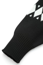画像をギャラリービューアに読み込む, Stardust Diamond Wool Sweater Black×White
