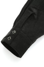 画像をギャラリービューアに読み込む, Corduroy Western Shirt Black
