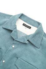 画像をギャラリービューアに読み込む, Corduroy Western Shirt Turquoise
