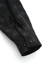 画像をギャラリービューアに読み込む, Box Pattern Rayon Shirt Black
