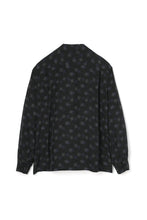 画像をギャラリービューアに読み込む, Box Pattern Rayon Shirt Black

