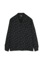 画像をギャラリービューアに読み込む, Box Pattern Rayon Shirt Black
