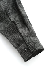 画像をギャラリービューアに読み込む, Checked Nep Twill Shirt Black

