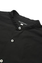 画像をギャラリービューアに読み込む, Typewriter Cloth Band Collar Shirt -Black-
