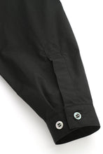 画像をギャラリービューアに読み込む, Typewriter Cloth Band Collar Shirt -Black-
