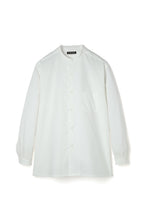 画像をギャラリービューアに読み込む, Typewriter Cloth Band Collar Shirt -White-

