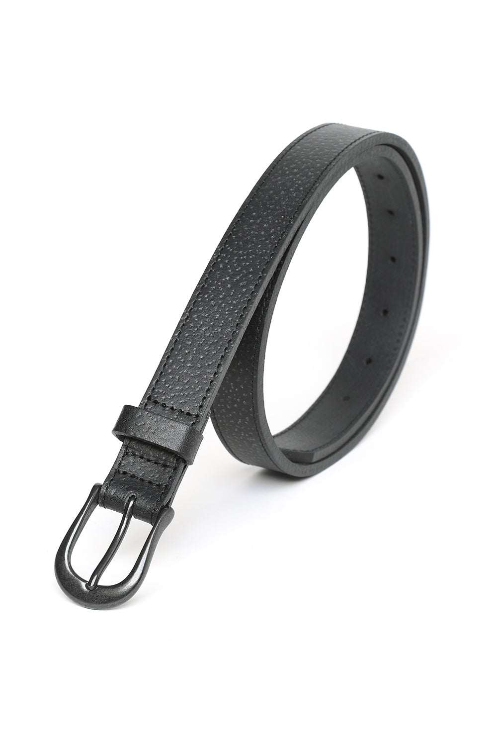 Lot.984 Gal Emboss Trousers Belt -Black-