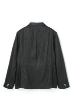 画像をギャラリービューアに読み込む, A20040 Classical Linen Tailored Jacket -Black-
