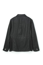 画像をギャラリービューアに読み込む, Classical Linen Tailored Jacket Black
