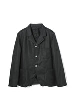画像をギャラリービューアに読み込む, Classical Linen Tailored Jacket Black
