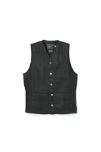 画像をギャラリービューアに読み込む, Classical Linen Vest Black

