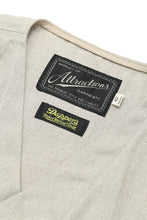 画像をギャラリービューアに読み込む, A20041 Classical Linen Vest -Beige-
