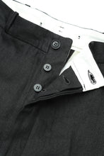 画像をギャラリービューアに読み込む, A20042 Classical Linen Trousers -Black-
