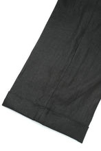 画像をギャラリービューアに読み込む, A20042 Classical Linen Trousers -Black-

