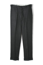 画像をギャラリービューアに読み込む, A20042 Classical Linen Trousers -Black-
