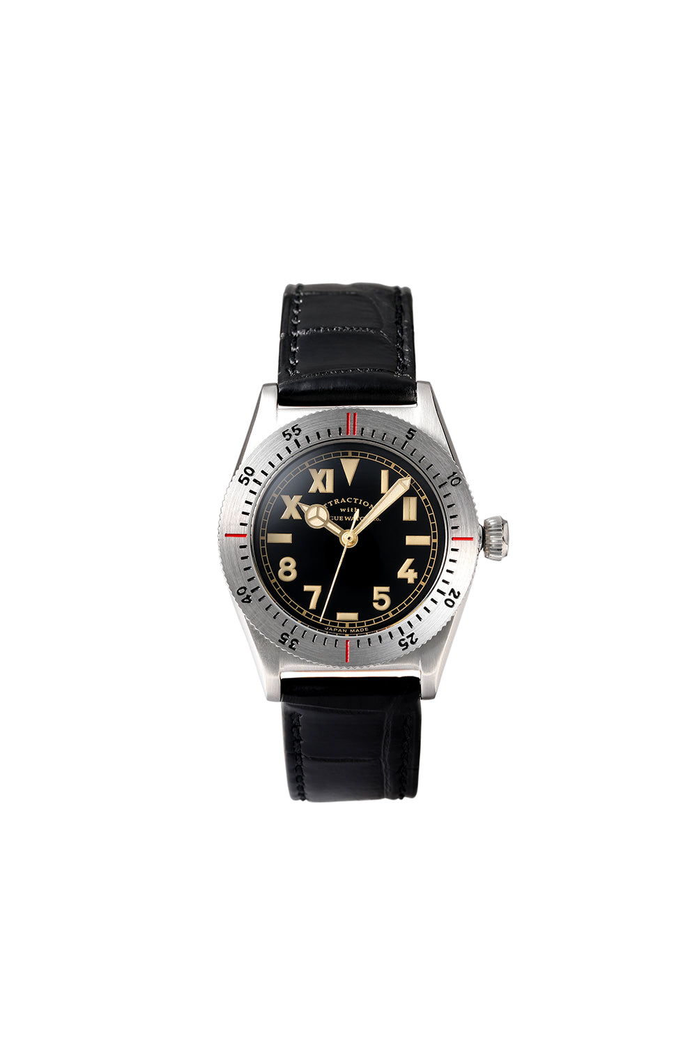 20th Anniversary Wristwatch Crocodile Leather Strap – ATTRACTIONS