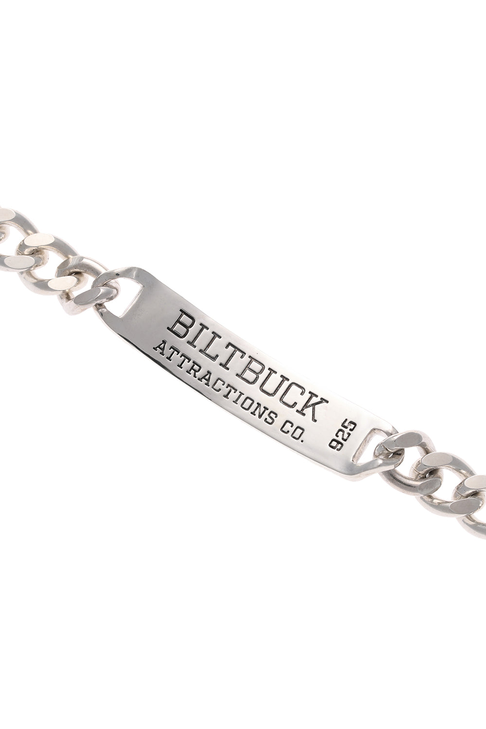 BILTBUCK Lot.691 シルバーブレスレット IDブレス Lot.691 Plate Bracelet -Sterling Silver- – ATTRACTIONS