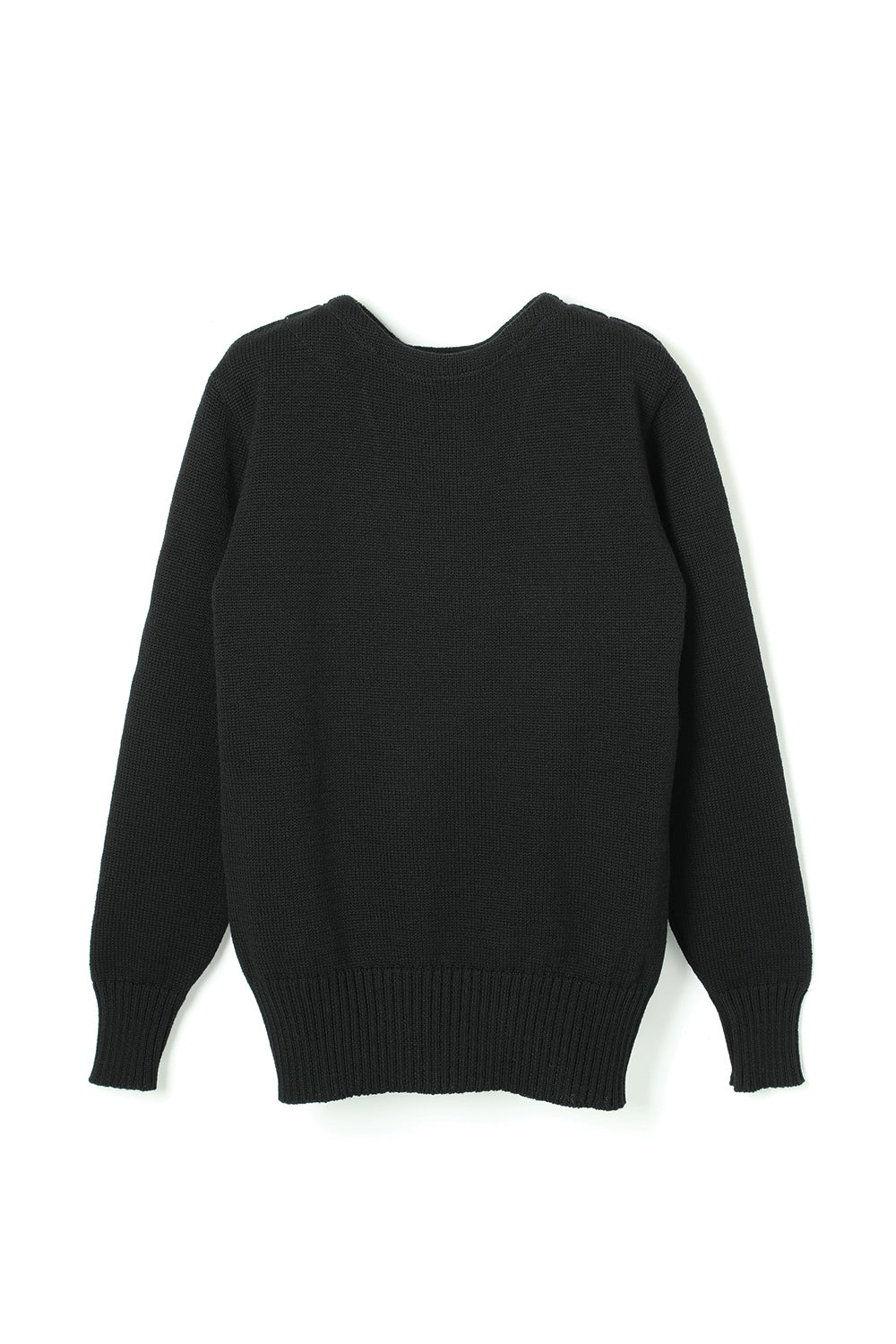 Lot.725 Boat Neck Sweater -Black-