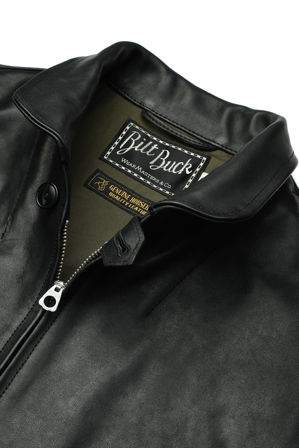 Lot.762 Horsehide A-1 Zip Jacket -Black- – ATTRACTIONS