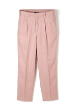 画像をギャラリービューアに読み込む, Lot.779 Double Pleats Linen Trousers -Pink-
