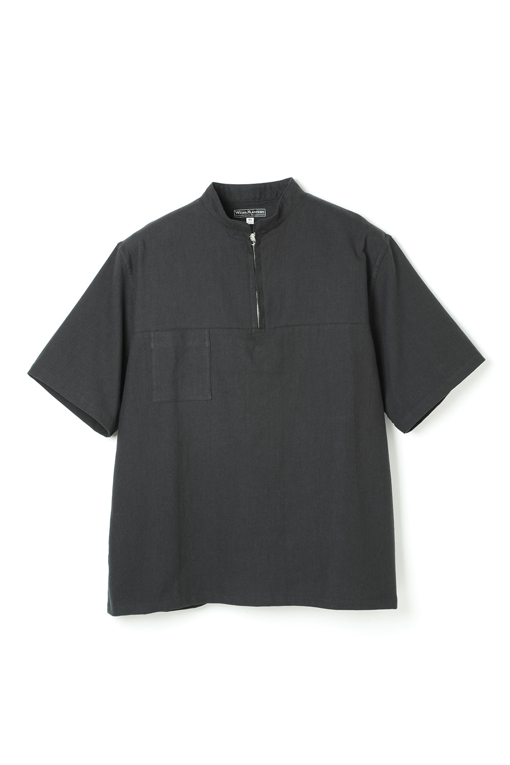 Lot.782 Half Zip Shirt -Black-