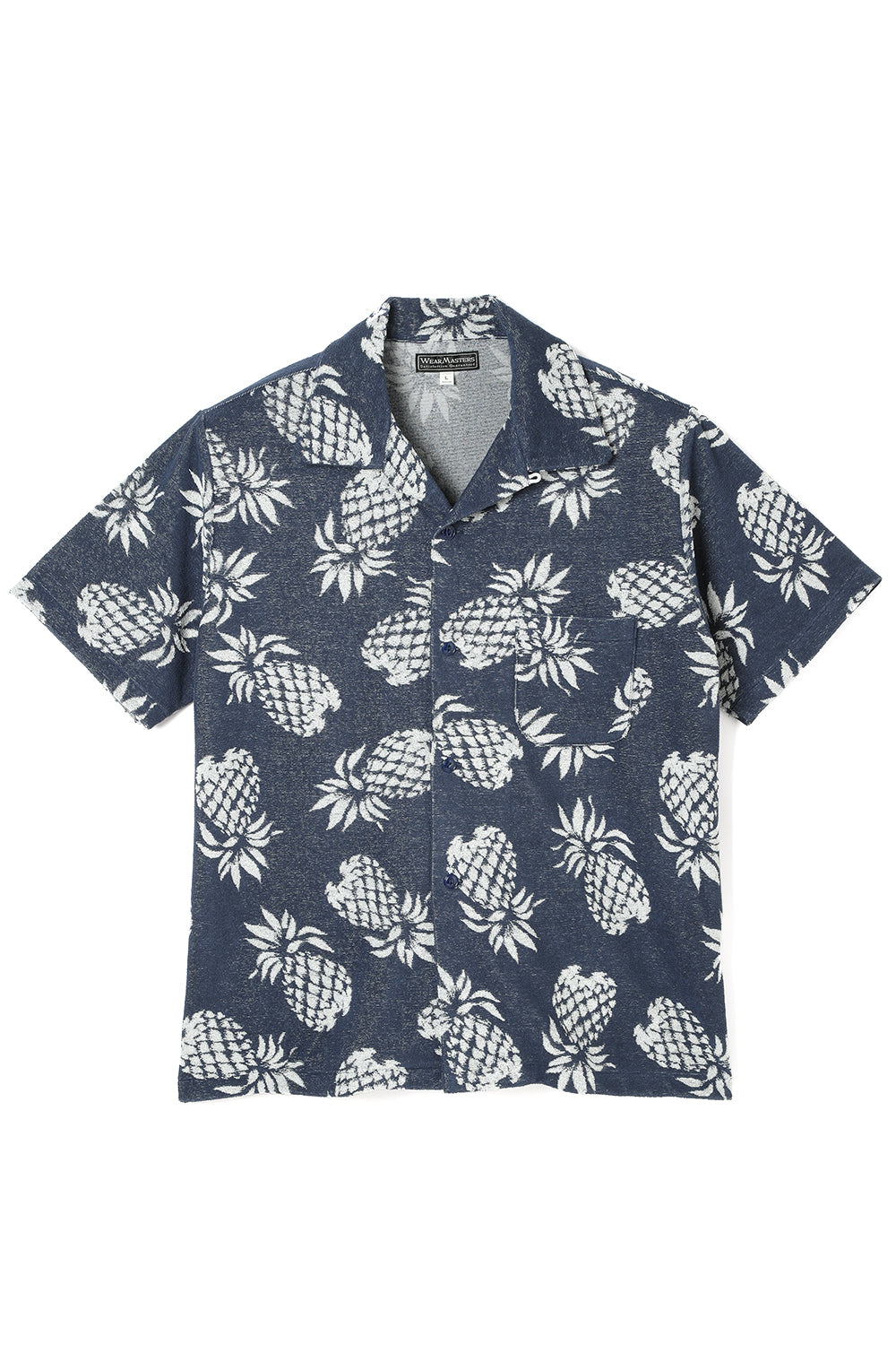 Lot.787 Pineapple Pile Shirt -Navy-