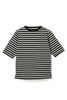 Lot.790 CK Border Tee -Black×White-