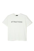 画像をギャラリービューアに読み込む, Lot.791 ATTRACTIONS Logo Tee -White-
