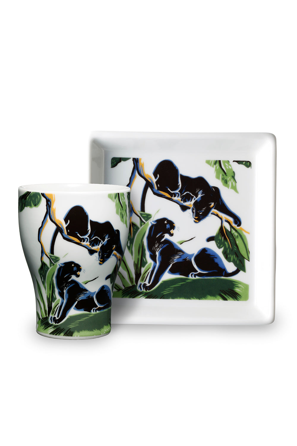 A20011 Panther Cup & Plate Set