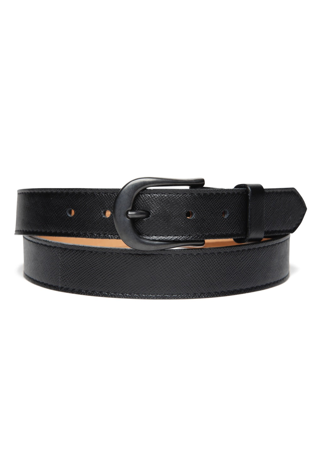 Lot.633 Horsehide Trousers Belt -Black-